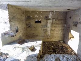 Ligne Maginot - BA97 - AVANCÉE DE ROCROI NORD-OUEST - (Blockhaus pour canon) - Créneaux gauche FM/Obs et frontale Hotchkiss