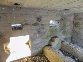 Ligne Maginot - BA97 - AVANCÉE DE ROCROI NORD-OUEST - (Blockhaus pour canon) - Créneaux frontaux Hotchkiss et AC
