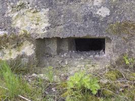 Ligne Maginot - BA98 - AVANCÉE DE ROCROI OUEST - (Blockhaus pour canon) - Face gauche créneau FM