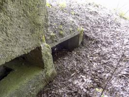 Ligne Maginot - BA98 - AVANCÉE DE ROCROI OUEST - (Blockhaus pour canon) - Stockage munitions extérieur gauche