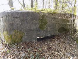 Ligne Maginot - BA99 - LES SAPINS - (Blockhaus pour canon) - Face frontale