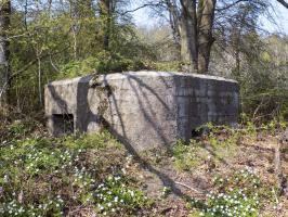 Ligne Maginot - BA99 - LES SAPINS - (Blockhaus pour canon) - L'arrière et face droite avec créneau Obs/FM