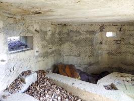 Ligne Maginot - BA99 - LES SAPINS - (Blockhaus pour canon) - Créneaux AC et Obs/FM face droite