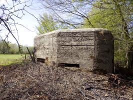 Ligne Maginot - BA101 - AVANCÉE DE ROCROI SUD - (Blockhaus pour canon) - Faces frontale