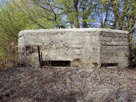 Ligne Maginot - BA101 - AVANCÉE DE ROCROI SUD - (Blockhaus pour canon) - Faces frontale
