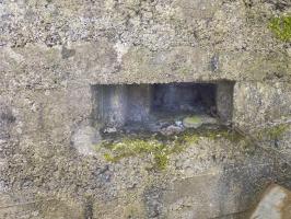 Ligne Maginot - BA101 - AVANCÉE DE ROCROI SUD - (Blockhaus pour canon) - Face gauche créneau FM