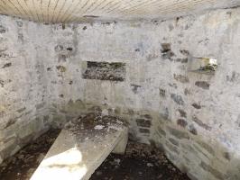 Ligne Maginot - BA107 - ROUTE DE REVIN 4 - (Blockhaus pour arme infanterie) - Créneau Hotchkiss gauche et Obs/FM centrale