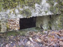 Ligne Maginot - BA108 - ROUTE DE REVIN 5 - (Blockhaus pour arme infanterie) - Face gauche, créneau Hotchkiss