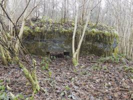 Ligne Maginot - BA109 - ROUTE DE REVIN 6 - (Blockhaus pour canon) - Face frontale créneau AC