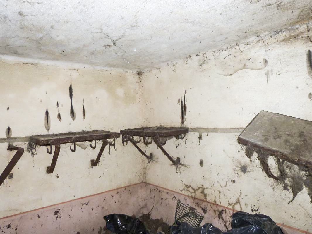 Ligne Maginot - B814 - LE CIMETIERE - (Blockhaus pour canon) - Niveau inférieur - JMBrams