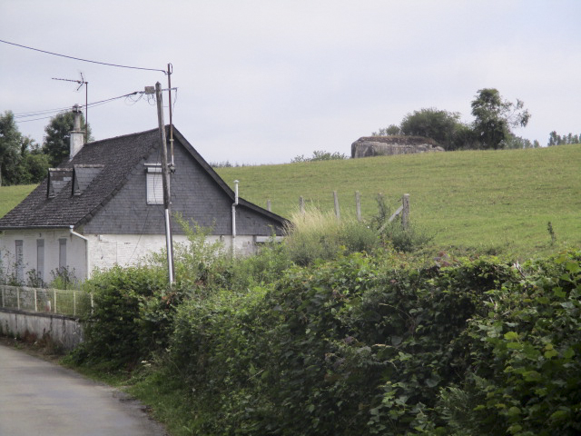 Ligne Maginot - B815 - LA FILATURE - (Blockhaus pour canon) - Blockhaus situé dans son environnement.