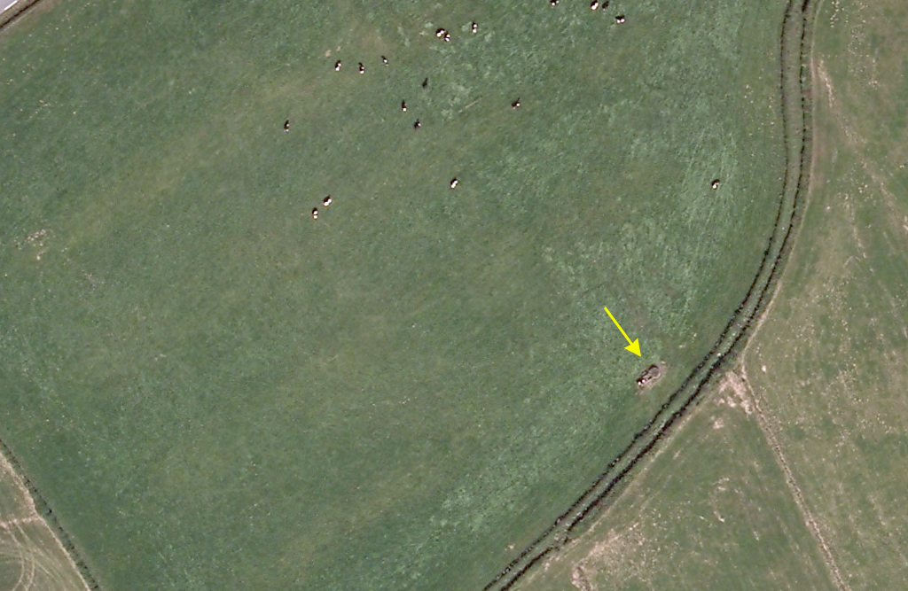 Ligne Maginot - T78 - PONT DE CHIMAY NORD - (Cuve pour arme d'infanterie) -  - IGN