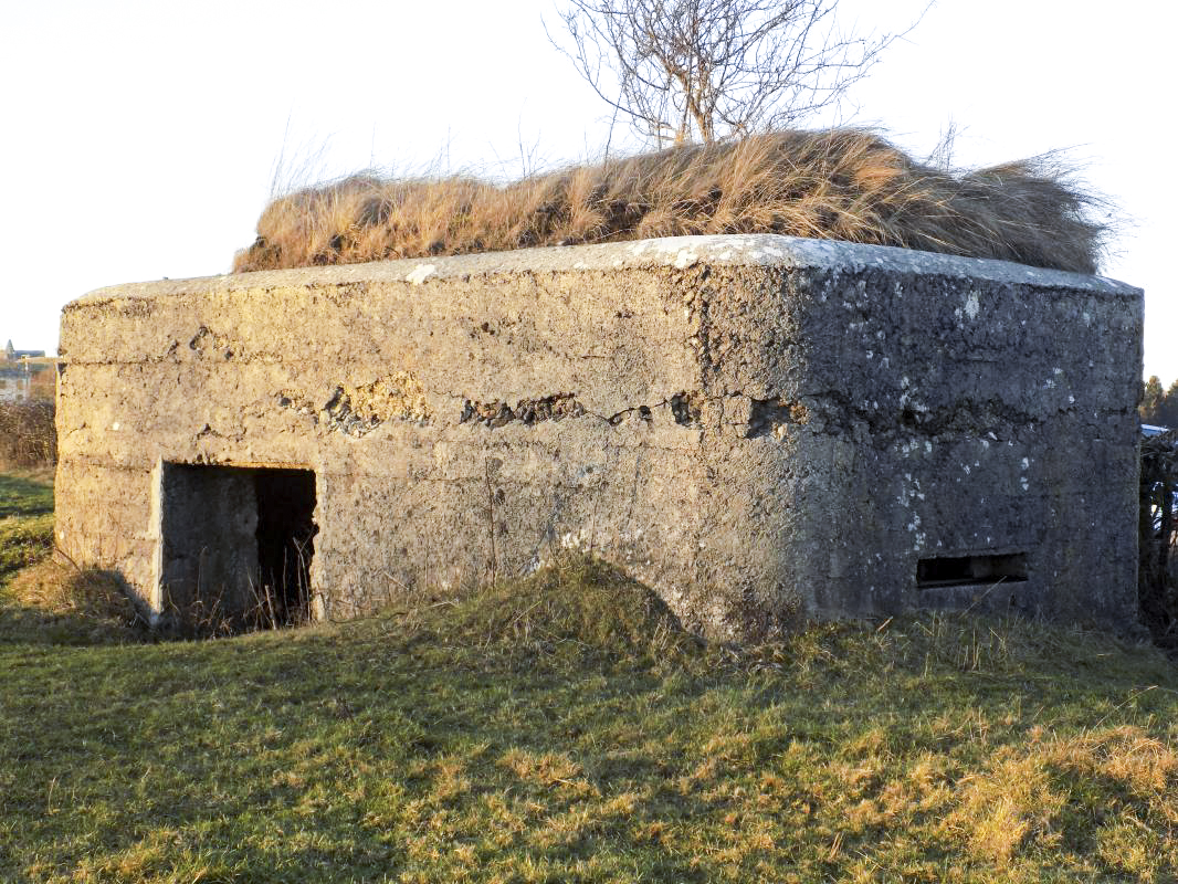 Ligne Maginot - BA87 - LA PETITE RIEZE - (Blockhaus pour canon) - L'arrière et face droite