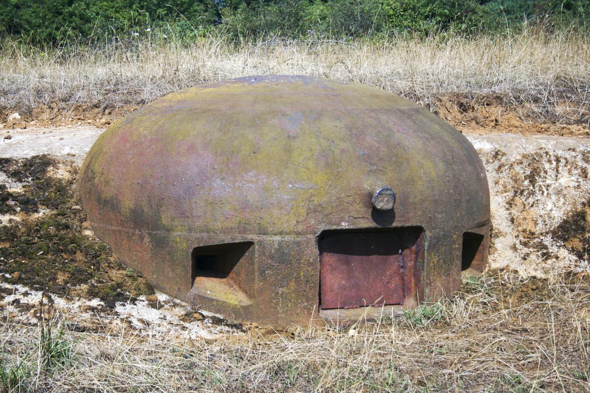 Ligne Maginot - BREHAIN - A6 - (Ouvrage d'artillerie) - Bloc 8
Cloche pour jumelage Reibel MAC 31