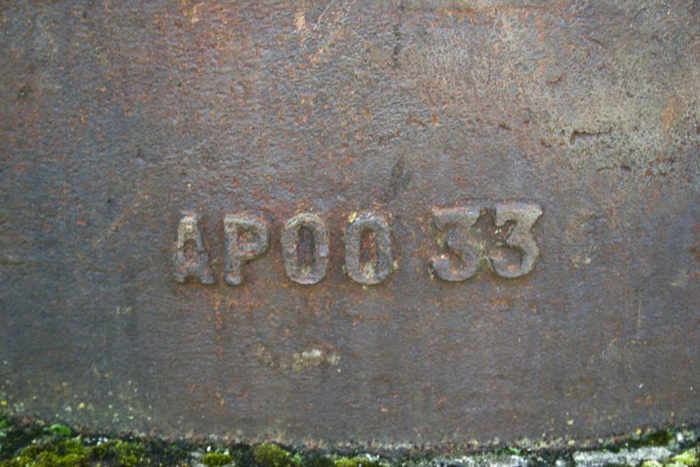 Ligne Maginot - BREHAIN - A6 - (Ouvrage d'artillerie) - Bloc 8
Marquage sur la cloche GFM