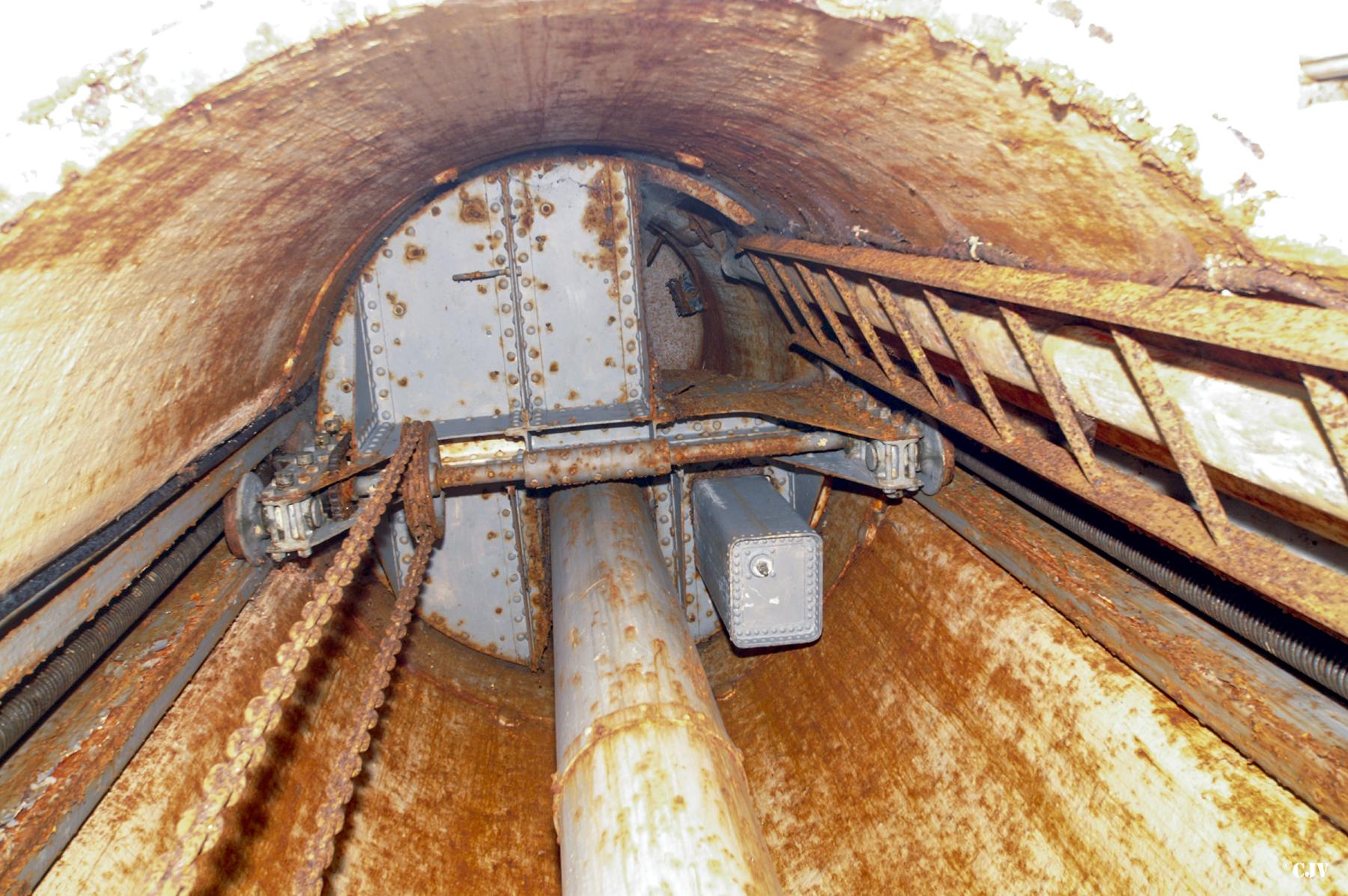 Ligne Maginot - BREHAIN - A6 - (Ouvrage d'artillerie) - Bloc 8
La cloche pour mitrailleuses