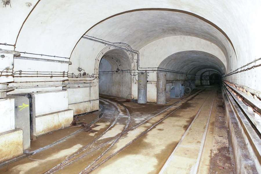 Ligne Maginot - BREHAIN - A6 - (Ouvrage d'artillerie) - La galerie principale de l'ouvrage