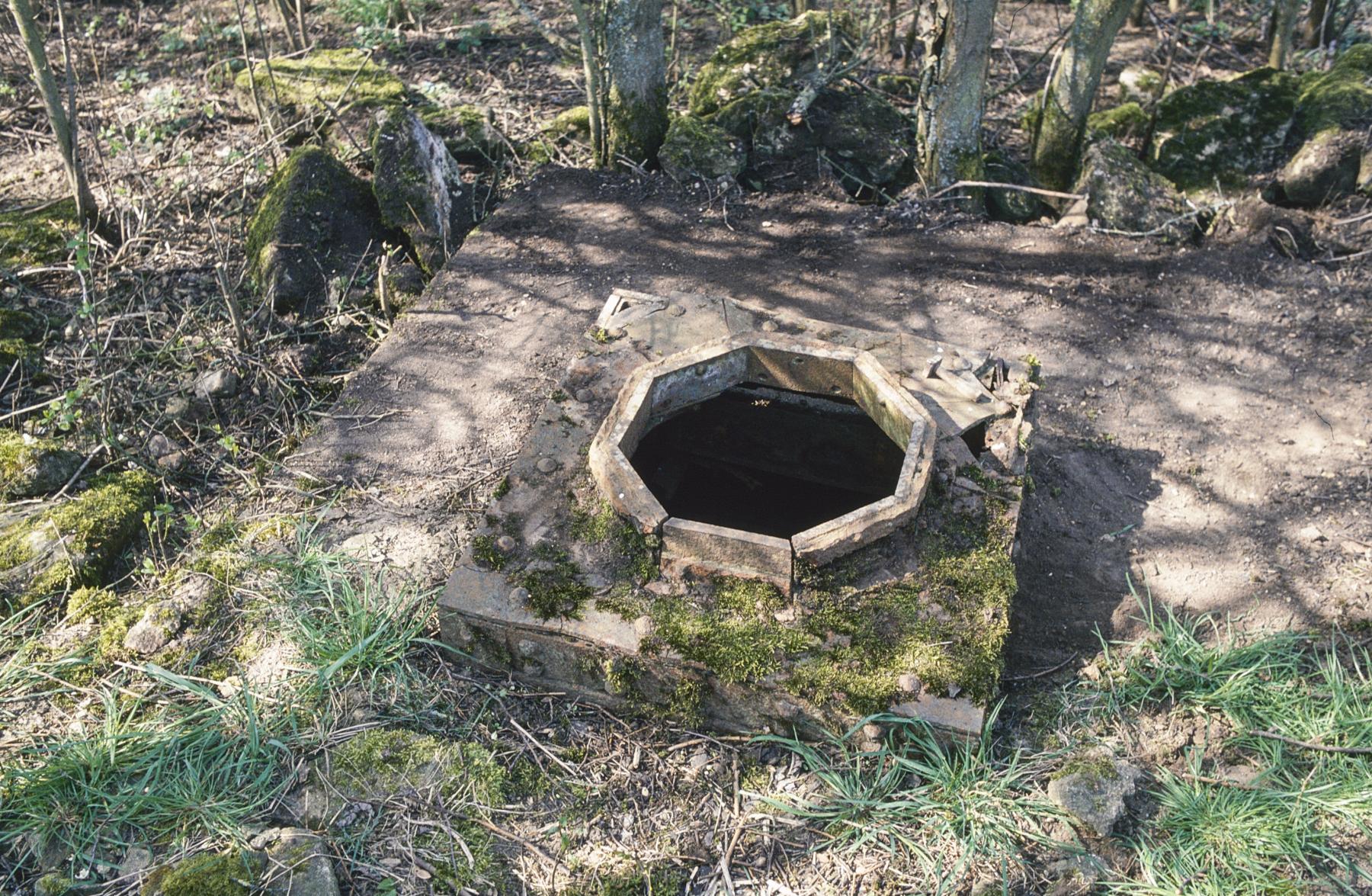 Ligne Maginot - LES QUARAILLES - (Observatoire d'artillerie) - Le poste d'observation, tourelle de char réformé - Michel Mansuy