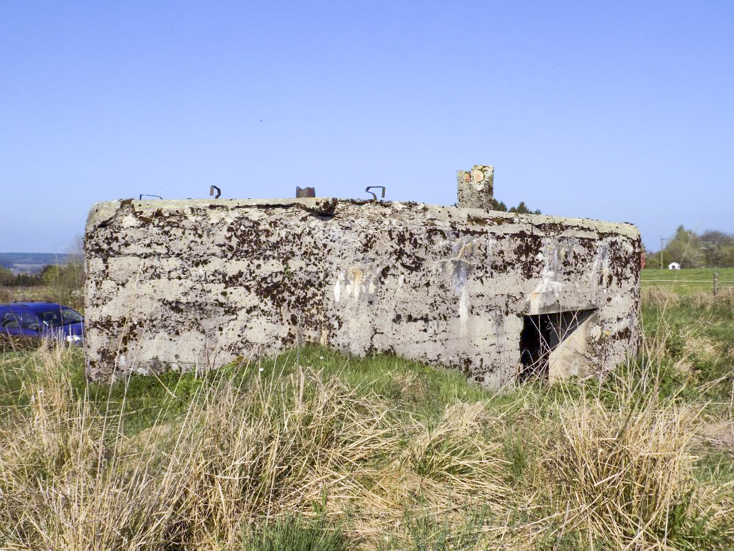 Ligne Maginot - BA91 - LE BOCHET NORD - (Blockhaus pour canon) - Faces gauche et l'arrière - R Tucker