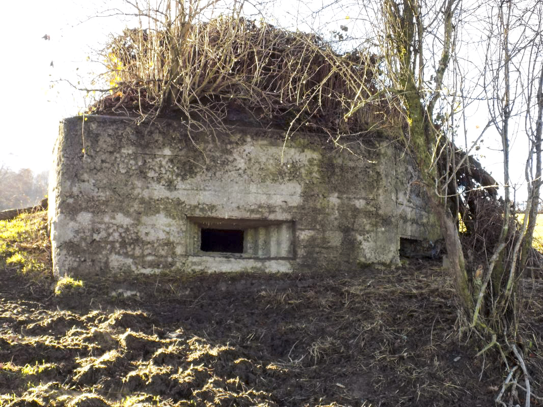 Ligne Maginot - BA94 - LE COUVENT - (Blockhaus pour canon) - Faces frontale et gauche
