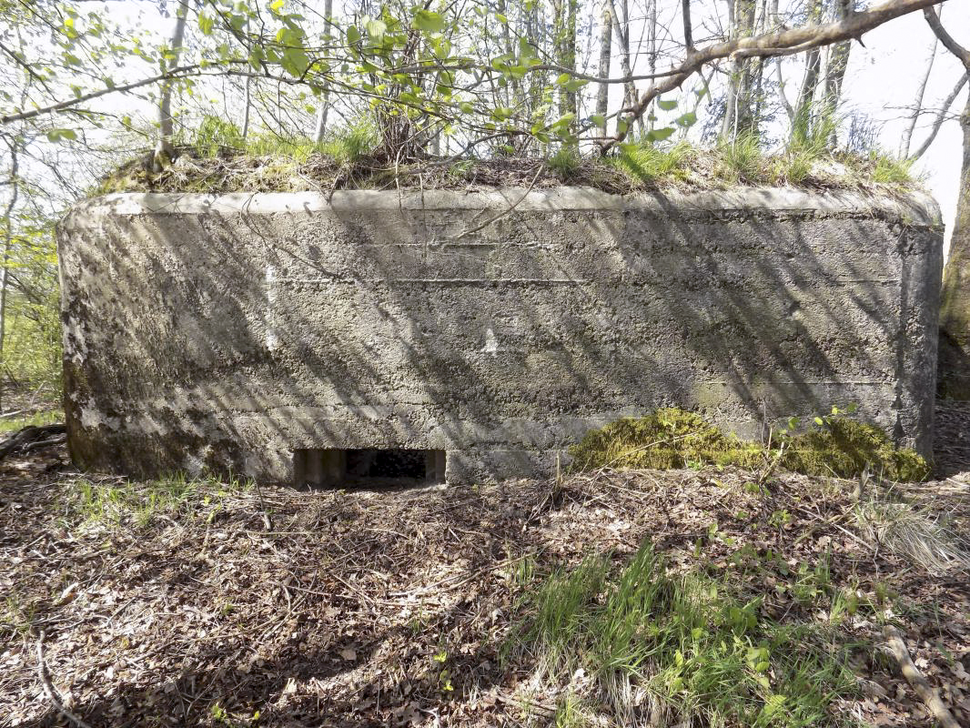 Ligne Maginot - BA96 - AVANCÉE DE ROCROI SUD-OUEST - (Blockhaus pour arme infanterie) - Face frontale, créneau AC - R Tucker