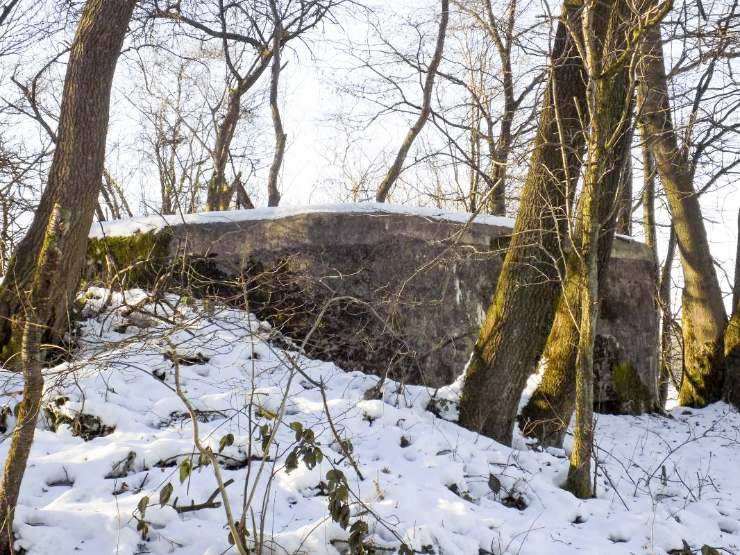 Ligne Maginot - BA97 - AVANCÉE DE ROCROI NORD-OUEST - (Blockhaus pour canon) - Faces droite et frontale