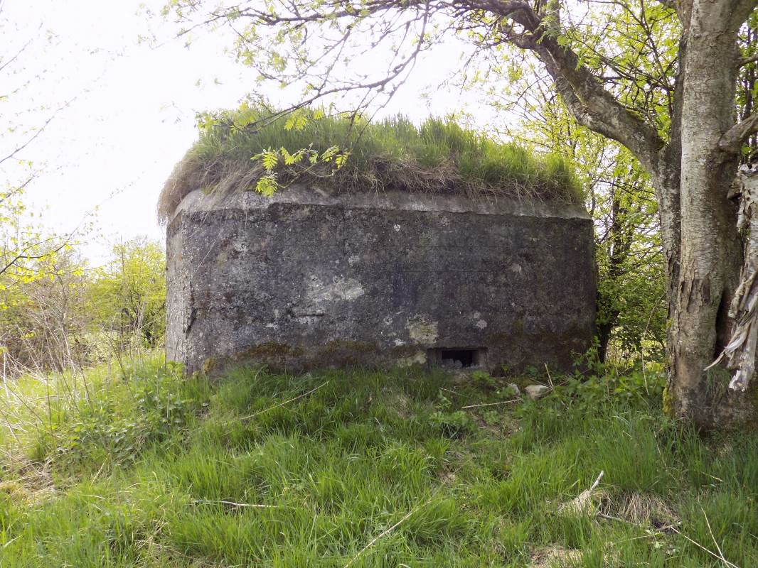 Ligne Maginot - BA98 - AVANCÉE DE ROCROI OUEST - (Blockhaus pour canon) - Face gauche - R Tucker