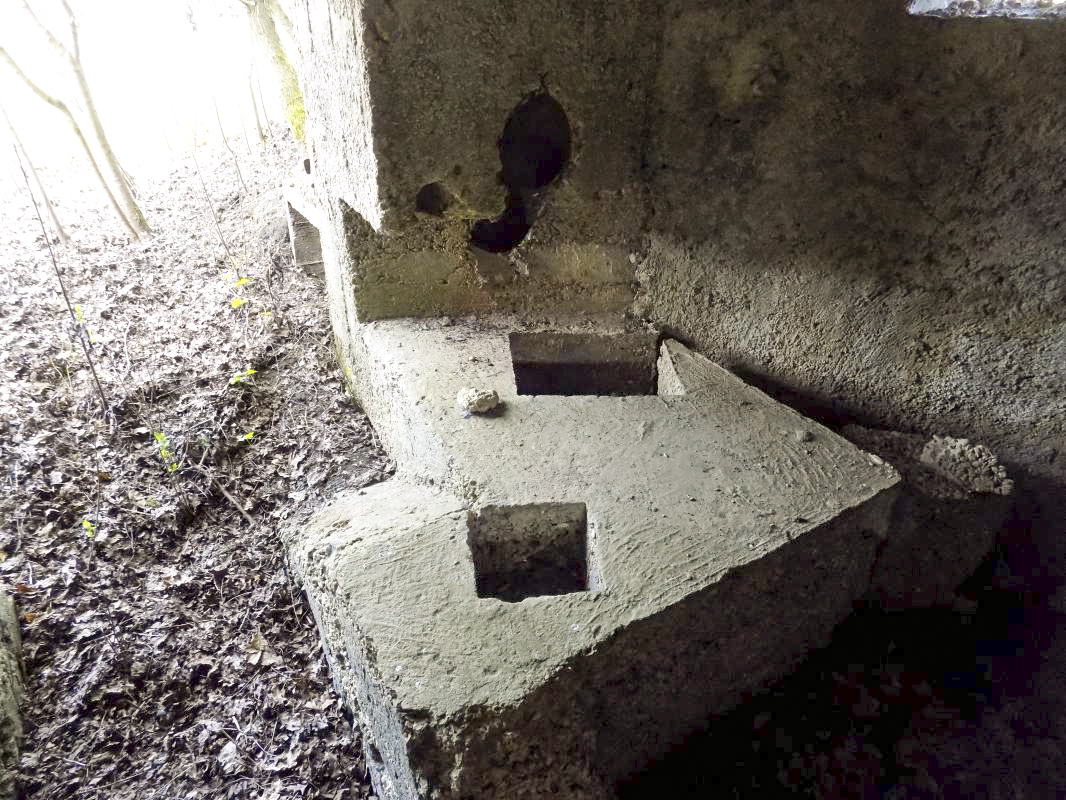 Ligne Maginot - BA98 - AVANCÉE DE ROCROI OUEST - (Blockhaus pour canon) - Facilité pour deux types de canon AC - R Tucker