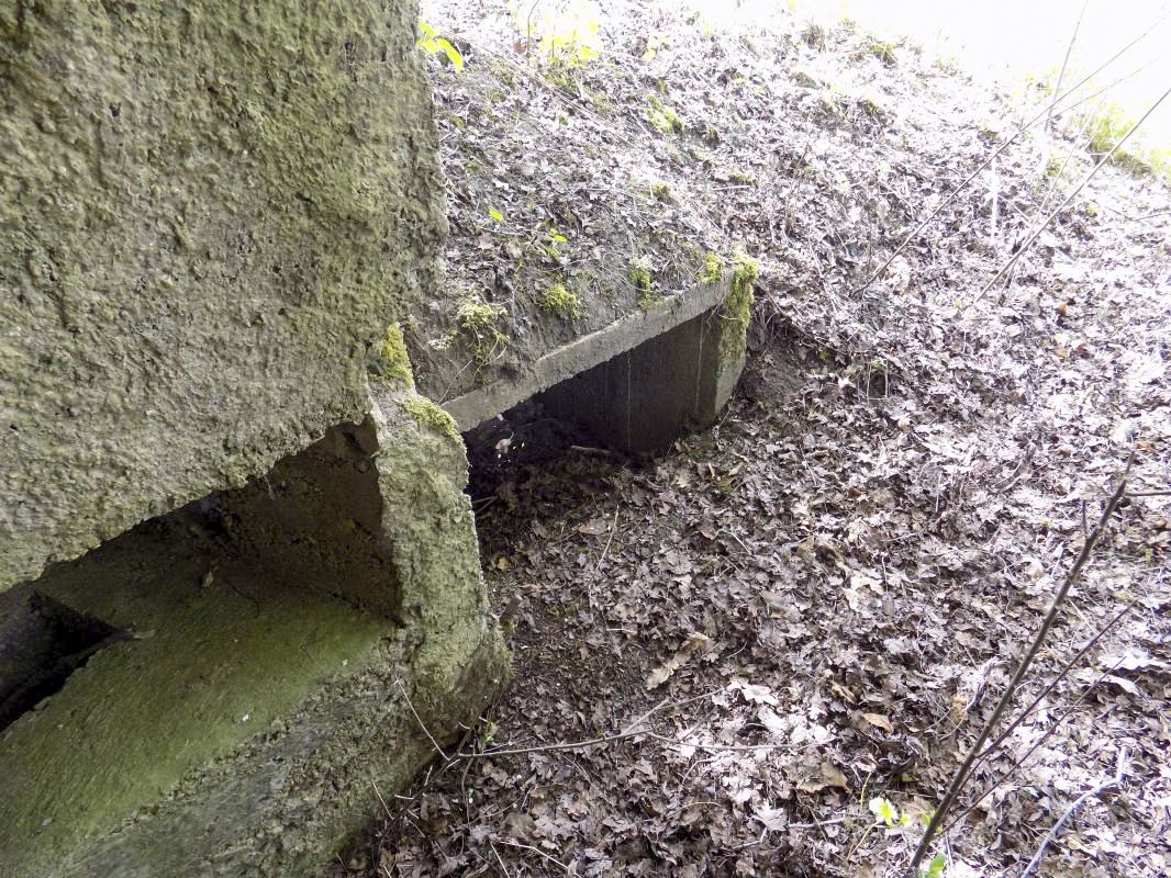 Ligne Maginot - BA98 - AVANCÉE DE ROCROI OUEST - (Blockhaus pour canon) - Stockage munitions extérieur gauche - R Tucker