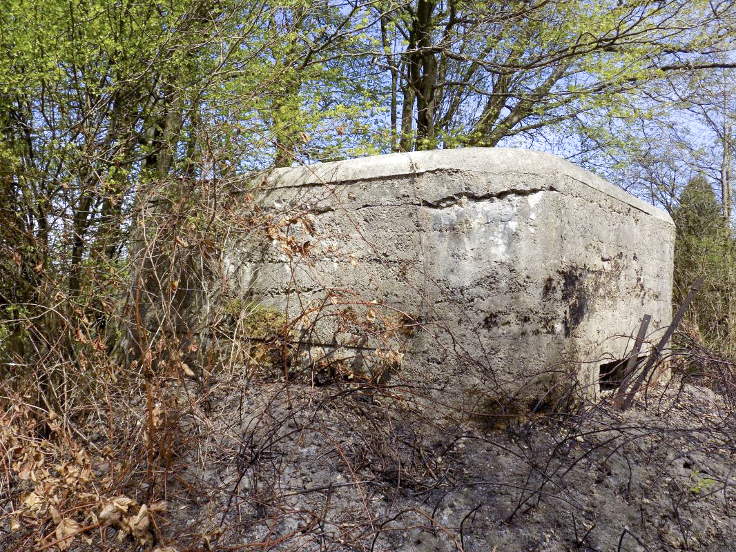 Ligne Maginot - BA101 - AVANCÉE DE ROCROI SUD - (Blockhaus pour canon) - Face droite
