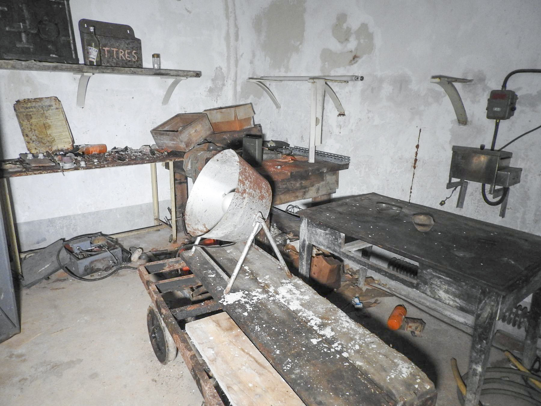 Ligne Maginot - JANUS - (Ouvrage d'artillerie) - L'atelier électromécanique. - STENGER Mathieu