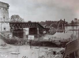 Ligne Maginot - 49SM - PONTS DE ROPPENHEIM - (DMP - Dispositif de Mine Permanent) - Photos du pont de Roppenheim après sa destruction