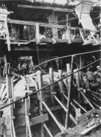 Ligne Maginot - HOCHWALD C4 - (Casemate d'infanterie - Double) - Photo du chantier de construction de la casemate (entreprise Dietsch)