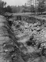 Ligne Maginot - HOCHWALD (FOSSé ANTICHAR DU) - (Obstacle antichar) - Construction du fossé
Partie entre C5 et C6