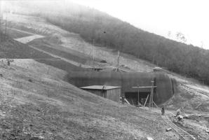 Ligne Maginot - HOCHWALD C9 - (Casemate d'infanterie - Simple) - La casemate lors de la conbstruction