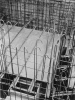 Ligne Maginot - SCHMELTZBACH OUEST - (Casemate d'infanterie - Simple) - Chantier de construction (Entreprise Dietsch)
Ferraillage et tôles acier servant de coffrage perdu pour les plafond