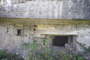 Ligne Maginot - C4 - LE BÉLIEU - (Blockhaus lourd type STG / STG-FCR - Double) - Créneau vers le nord