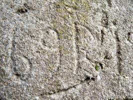Ligne Maginot - LE 75 3 - (Blockhaus pour arme infanterie) - Inscription sur l'avant du blockhaus au dessus de l'entrée