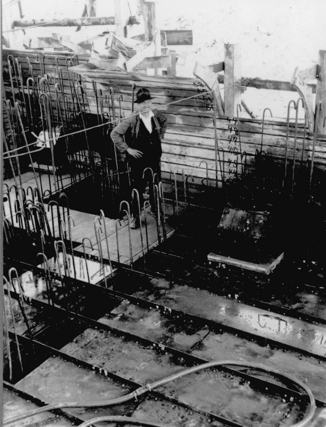 Ligne Maginot - BREITENACKER NORD et SUD - (Casemate d'infanterie - Simple) - Chantier de construction
Entreprise Dietsch
Revêtement métallique sous-dalle - Inconnu