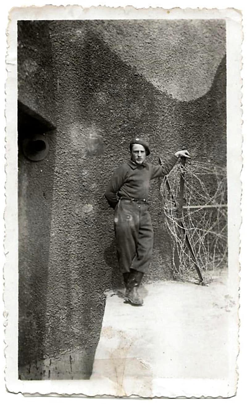 Ligne Maginot - 153° RIF - HAUT POIRIER (Ouvrage d'infanterie) - Le soldat Robert Chartier du 153° RIF en 1939