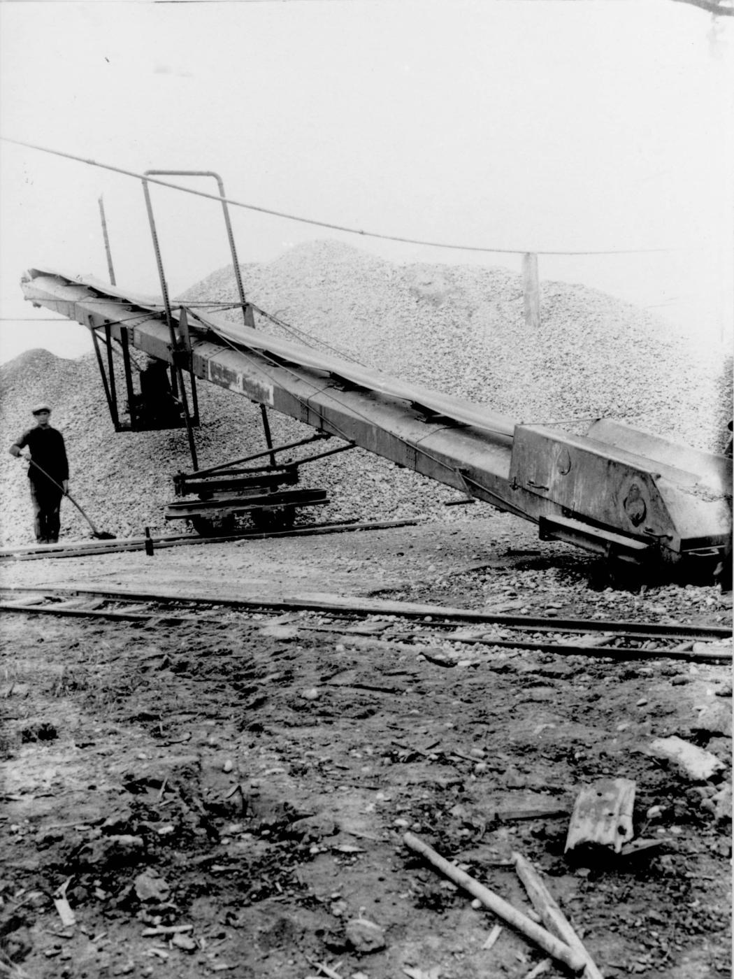 Ligne Maginot - BREITENACKER NORD et SUD - (Casemate d'infanterie - Simple) - Chantier de construction
Entreprise Dietsch
Bande transporteuse - Inconnu