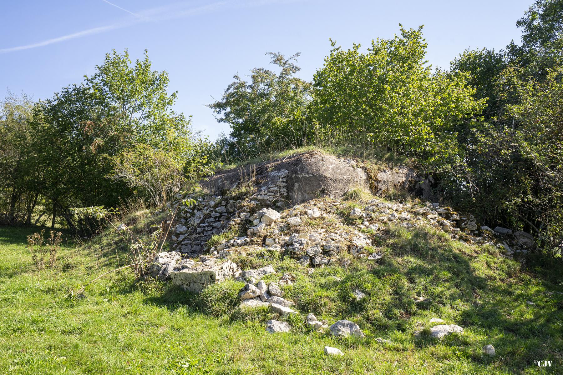 Ligne Maginot - B2 - LE BAS DES PRÉS NORD - (Blockhaus pour arme infanterie) - La face arrière - Lia VERMEULEN