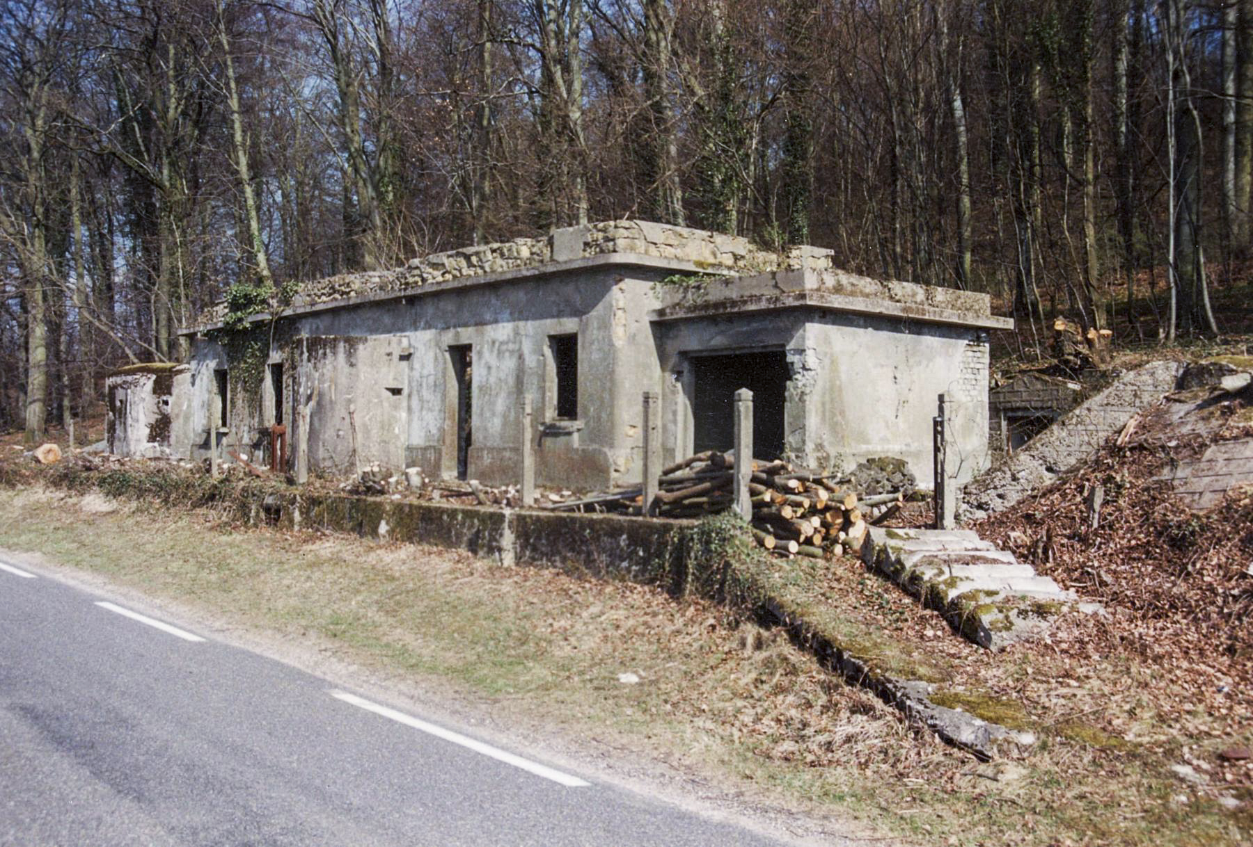 Ligne Maginot - GUERSTLING SUD - (Poste GRM - Maison Forte) - Le poste en mars 1993 - Jean-Louis Nospeld