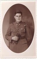 Ligne Maginot - 168° Régiment d'Infanterie de Forteresse (168° RIF) - Photo traditionnelle d'un soldat du 168° RIF