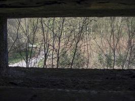 Ligne Maginot - MF20 - W - BOUCHON DES RAPPES - (Poste GRM - Maison Forte) - Vue frontale, créneau AC