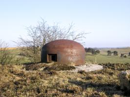 Ligne Maginot - JALAUMONT OUEST - C9 - (Casemate d'infanterie - Simple) - Le dessus de la casemate vue de la cloche GFM