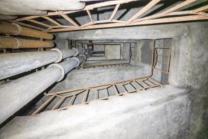 Ligne Maginot - CHENES BRULES - X23 - (Abri) - Coffre Nord
Cage d'escalier