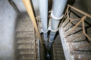 Ligne Maginot - CHENES BRULES - X23 - (Abri) - Coffre Nord
Cage d'escalier