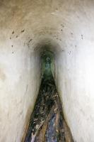 Ligne Maginot - CHENES BRULES - X23 - (Abri) - Egout visitable. 
La partie proche de la sortie est bétonnée