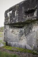 Ligne Maginot - BOVENBERG - BCA2 - (Casemate d'artillerie) - Créneau d'observation et faux créneau en partie haute